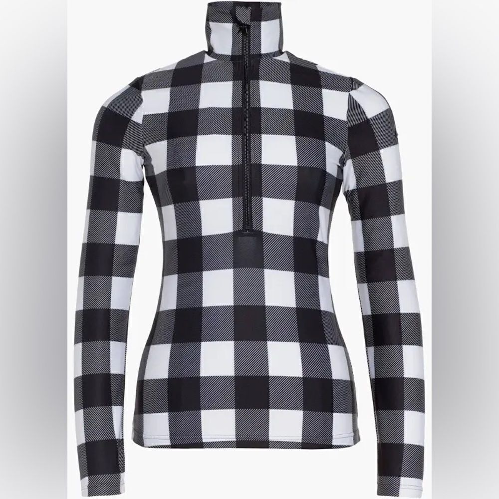 Goldbergh Woody Cabin Flannel Print Ski Pully NWT XS Base Layer - Picture 2 of 8